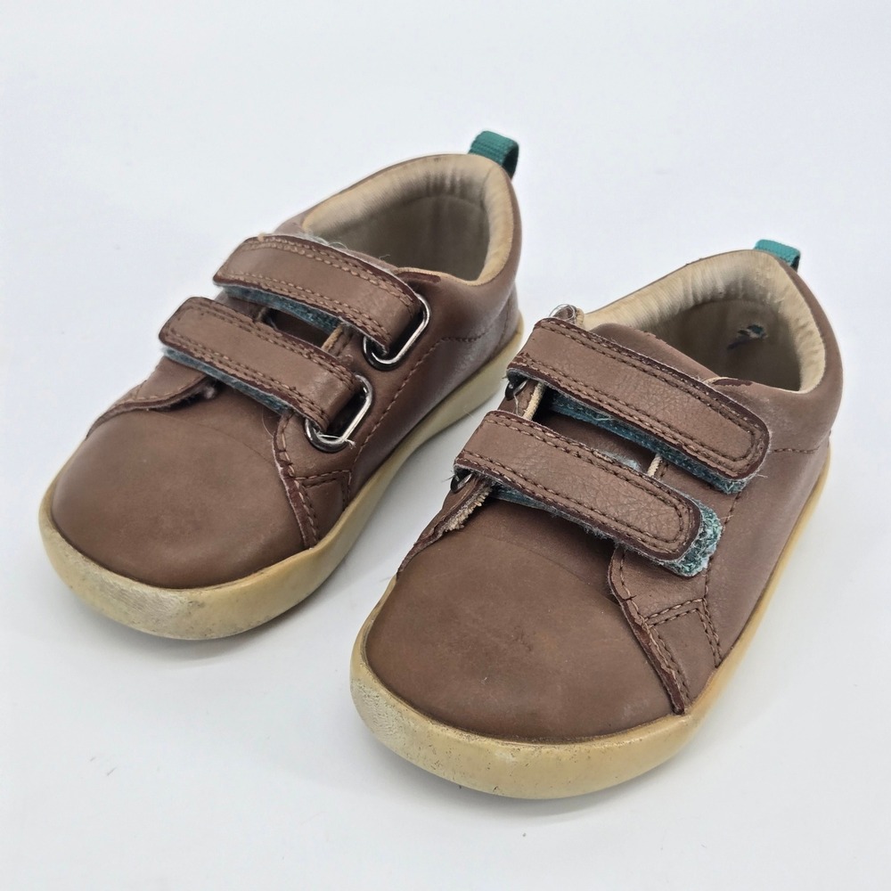 Ten Little Everyday Original Toddler Barefoot Shoes Brown Tan Size 7.5 Play